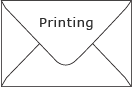 A9 Envelope 5 3/4 x 8 3/4 + Printing- 25/pk