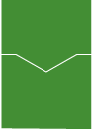 Linen Leaf Green Card Holder 5 1/4 x 7 1/4 - 10/pk