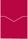 Linen Scarlet Card Holder 5 1/4 x 7 1/4 - 10/pk