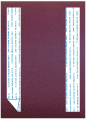 Stardream Ruby  Backing Card with Liner -  5 1/4 x 7 1/4  - 25/pk