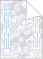Venezia Lilac/Quartz Backing Card with Liner - 5 1/4 x 7 1/4 - 25/pk