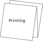 Z-Fold Card - 5 3/4 x 5 3/4 + Full Color Printing - 10/pk