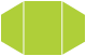 Apple Green Gatefold Invitation-  5 1/4 x 7 1/4  - 10/pk