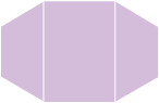 Lavender Gatefold Invitation-  5 1/4 x 7 1/4  - 10/pk