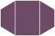 Metallic Violet Gatefold Invitation-  5 1/4 x 7 1/4  - 10/pk