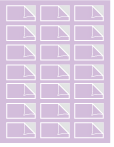 Purple Lace Exacto Labels - 2 1/4 x 1 1/8 - 21 Labels/Sh - 5 Sh/Pk