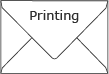Outer #7 Envelope 5 1/2 x 7 1/2 + Printing - 25/pk