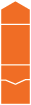 Tangerine Pocket Invitation Style A -  4 1/8 x 5 1/2  - 10/pk