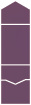 Metallic Violet Pocket Invitation Style A -  4 1/8 x 5 1/2  - 10/pk