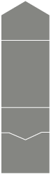 Dark Grey Pocket Invitation Style A -  4 1/8 x 5 1/2  - 80lb. - 10/pk