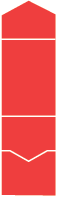 Bright Red Pocket Invitation Style A -  5 1/4 x 7 1/4  - 100lb. - 10/pk