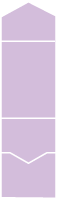 Lavender Pocket Invitation Style A -  5 1/4 x 7 1/4  - 10/pk