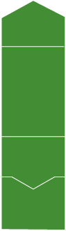 Linen Leaf Green Pocket Invitation Style A -  5 1/4 x 7 1/4  - 10/pk