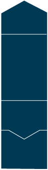 Midnight Blue Pocket Invitation Style A -  5 1/4 x 7 1/4  - 80lb. - 10/pk
