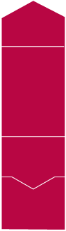 Linen Scarlet Pocket Invitation Style A -  5 1/4 x 7 1/4  - 10/pk