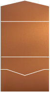 Stardream Copper Pocket Invitation Style A -  7 1/4 x 5 1/4  - 10/pk