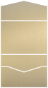 Stardream Gold Leaf Pocket Invitation Style A -  7 1/4 x 5 1/4  - 10/pk