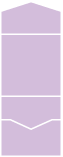 Lavender Pocket Invitation Style A -  5 3/4 x 5 3/4  - 10/pk