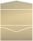 Stardream Gold Leaf Pocket Invitation Style A -  3 1/16 x 6 1/4  - 10/pk