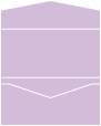 Lavender Pocket Invitation Style A -  3 1/16 x 6 1/4  - 10/pk