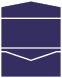 Marine Blue Pocket Invitation Style A -  3 1/16 x 6 1/4  - 80lb. - 10/pk
