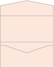 Pink Pocket Invitation Style A -  3 1/16 x 6 1/4  - 10/pk