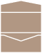 Taupe Brown Pocket Invitation Style A -  3 1/16 x 6 1/4  - 100lb. - 10/pk