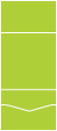 Apple Green Pocket Invitation Style B -  7 1/8 x 7 1/8  - 10/pk