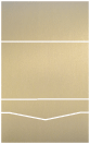 Stardream Gold Leaf Pocket Invitation Style B -  5 3/4 x 8 3/4  - 10/pk