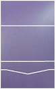 Stardream Lilac Pocket Invitation Style B -  5 3/4 x 8 3/4  - 10/pk
