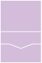 Lavender Pocket Invitation Style C -  4 1/8 x 5 1/2  - 10/pk