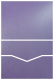 Stardream Lilac Pocket Invitation Style C -  4 1/8 x 5 1/2  - 10/pk