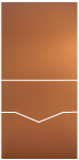 Stardream Copper Pocket Invitation Style C -  5 3/4 x 5 3/4  - 10/pk