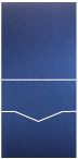Stardream Iris Blue Pocket Invitation Style C -  5 3/4 x 5 3/4  - 10/pk