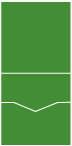 Linen Leaf Green Pocket Invitation Style C -  5 3/4 x 5 3/4  - 10/pk