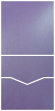 Stardream Lilac Pocket Invitation Style C -  5 3/4 x 5 3/4  - 10/pk