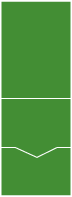 Linen Leaf Green Pocket Invitation Style C -  5 1/8 x 7 1/8  - 10/pk