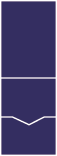 Marine Blue Pocket Invitation Style C -  5 1/8 x 7 1/8  - 80lb. - 10/pk