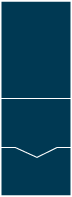 Midnight Blue Pocket Invitation Style C -  5 1/8 x 7 1/8  - 80lb. - 10/pk
