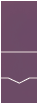 Metallic Violet Pocket Invitation Style C -  5 1/8 x 7 1/8  - 10/pk