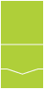 Apple Green Pocket Invitation Style C -  7 x 7  - 10/pk