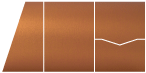 Stardream Copper Pocket Invitation Style G -  5 1/4 x 7 1/4  - 10/pk