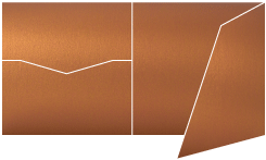 Stardream Copper Pocket Invitation Style G -  6 1/4 x 6 1/4  - 10/pk
