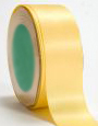 Lemon Satin Ribbon 7/8 Inch - 100 Yard