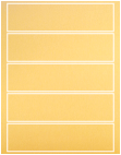 Stardream Gold Exacto Labels -7 1/2 x 2 - 5 Labels/Sh - 5 Sh/Pk