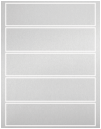 Stardream Silver Exacto Labels -7 1/2 x 2 - 5 Labels/Sh - 5 Sh/Pk