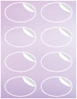 Stardream Alpine Exacto Labels -Oval 2 1/4 x 3 1/2 - 8 Labels/Sh - 5 Sh/Pk