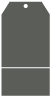 Linen Charcoal Tag Invitation-  3 5/8 x 7  - 10/pk