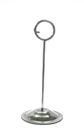 Loop Clip Stainless Steel Stand Card Holder