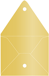 Gold Metallic Velcro Envelopes (9 x 11 1/2) - 5/Pk